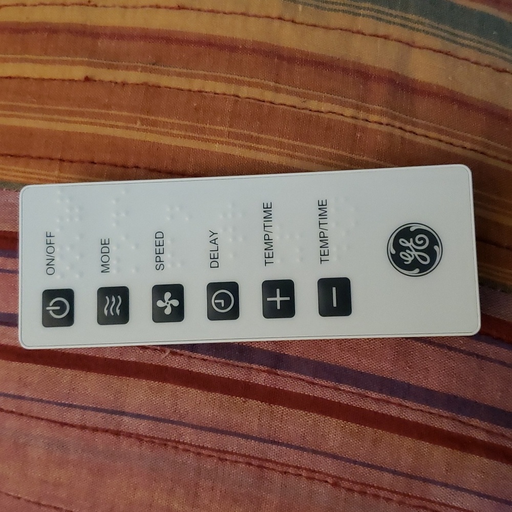 GE air conditioner remote